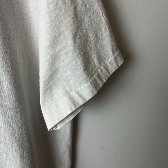 Vintage 90s Bird House Painted T Shirt Adult White XL Extra Large Single Stitch - Picture 12 of 13